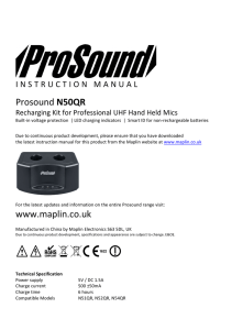 Prosound N50QR www.maplin.co.uk
