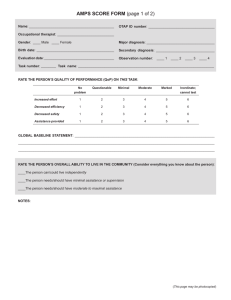 AMPS SCORE FORM (page 1 of 2) - Center for Innovative OT