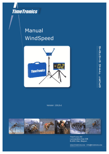 Manual WindSpeed
