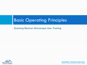 Basic Operating Principles