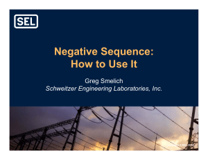 Negative Sequence: How to Use It