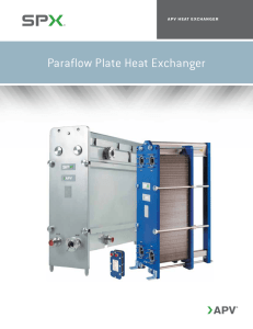 Paraflow Plate Heat Exchanger