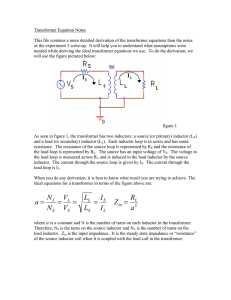 Transformer Equation Notes