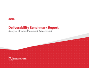 Deliverability Benchmark Report