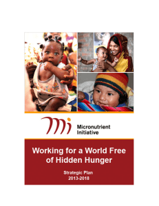 solutions for hidden hunger • www.micronutrient.org page 0 of 21