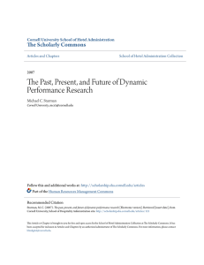 The Past, Present, and Future of Dynamic Performance Research