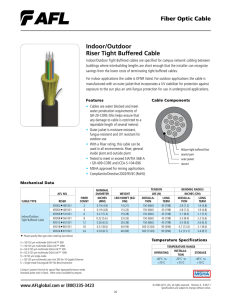 Indoor/Outdoor Riser Tight Buffered Cable
