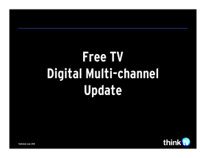 Free TV Digital Multi-channel Update