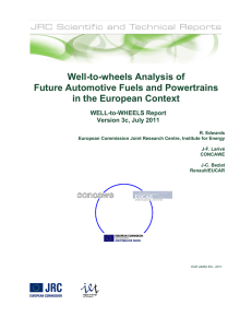 Well-to-wheels Analysis of Future Automotive Fuels and Powertrains