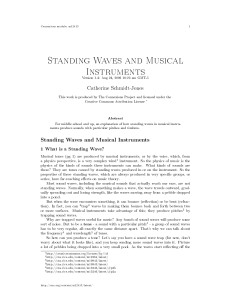 Standing Waves and Musical Instruments