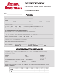 employment application personal employment desired/availability