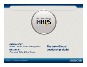 The New Global Leadership Model