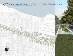 clifton boulevard streetscape enhancement project