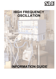 HIGH FREQUENCY OSCILLATION INFORMATION GUIDE