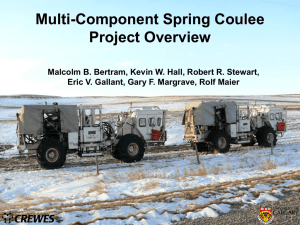 Multi-component Spring Coulee project overview