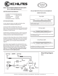Relay Wiring Diagram