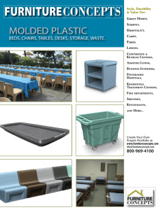 Molded Plastic Furniture Catalog