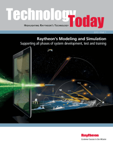Raytheon`s Modeling and Simulation