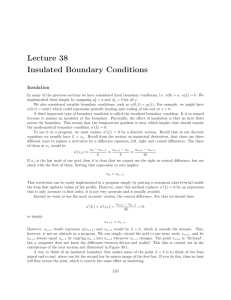 Lecture 38 Insulated Boundary Conditions