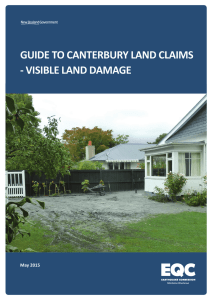 GUIDE TO CANTERBURY LAND CLAIMS