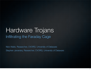 Hardware Trojans: Infiltrating the Faraday Cage