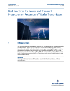 Technical Note: Best Practices for Power and Transient Protection