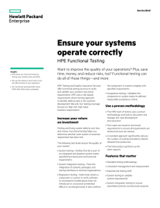 Ensure your systems operate correctly