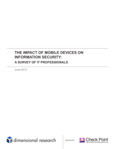 the impact of mobile devices on information security