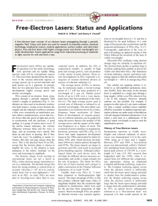 Free-Electron Lasers: Status and Applications
