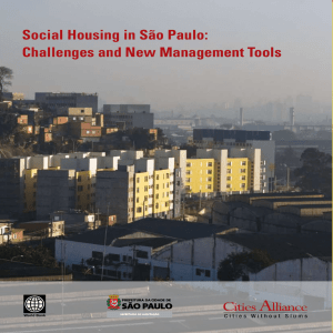 Social Housing in São Paulo: Challenges and New