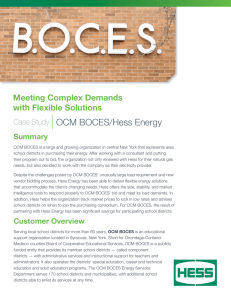 OCM BOCES/Hess Energy