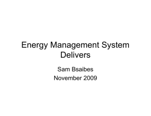 Energy Management System Delivers