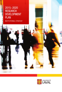 Research Development Plan 2015-2020