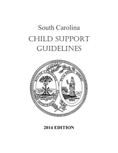 South Carolina Child Support Guidelines (2014