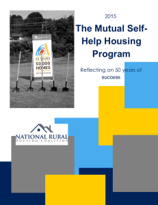 The Mutual Self- Help Housing Program