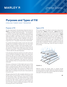 Puroses and Types of Fill - SPX Cooling Technologies