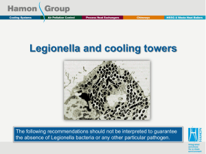Legionella and cooling towers