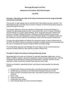 Stevenage Borough Local Plan Statement of accordance with LNP
