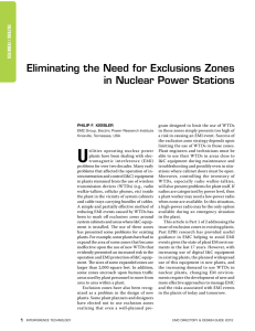 Eliminating the Need for Exclusions Zones in Nuclear Power Stations