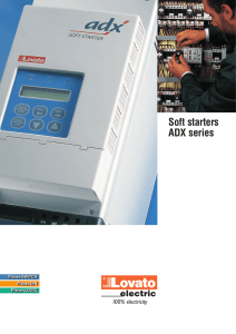 Soft starters ADX series