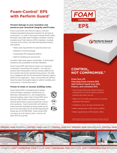Foam-Control® EPS with Perform Guard