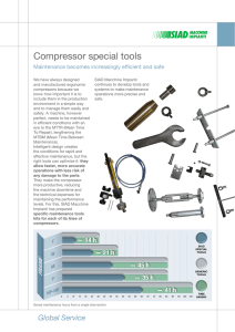Compressor special tools