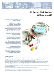PC Based ECG System