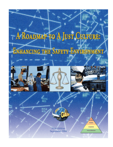 Roadmap to a Just Culture - Flight Safety Foundation