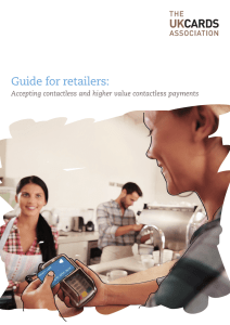 Guide for retailers: Accepting contactless and higher value