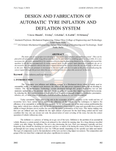 design and fabrication of automatic tyre inflation and