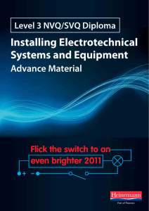 Installing Electrotechnical Systems and Equipment
