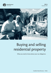 Buying and selling residential property