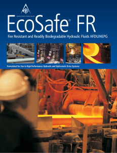 Ecosafe FR brochure - American Chemical Technologies