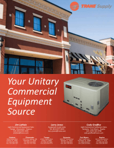 Your Unitary Commercial Equipment Source